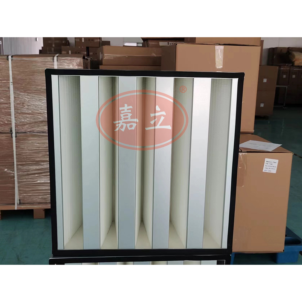 甘南W型V型密褶式箱式过滤器